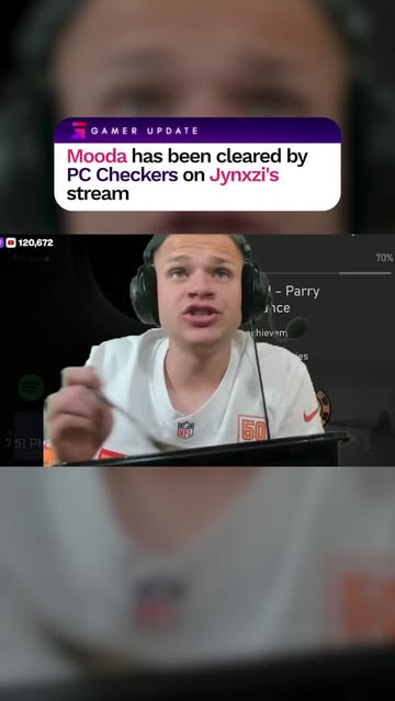 Mooda has been cleared by pc checkers #mooda #jynxzi #r6 #gaming